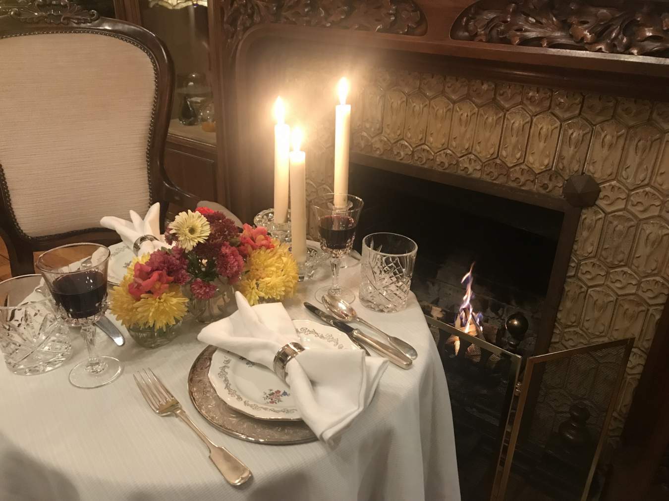 Candlelit Dinner For Two in the Majorelle Room